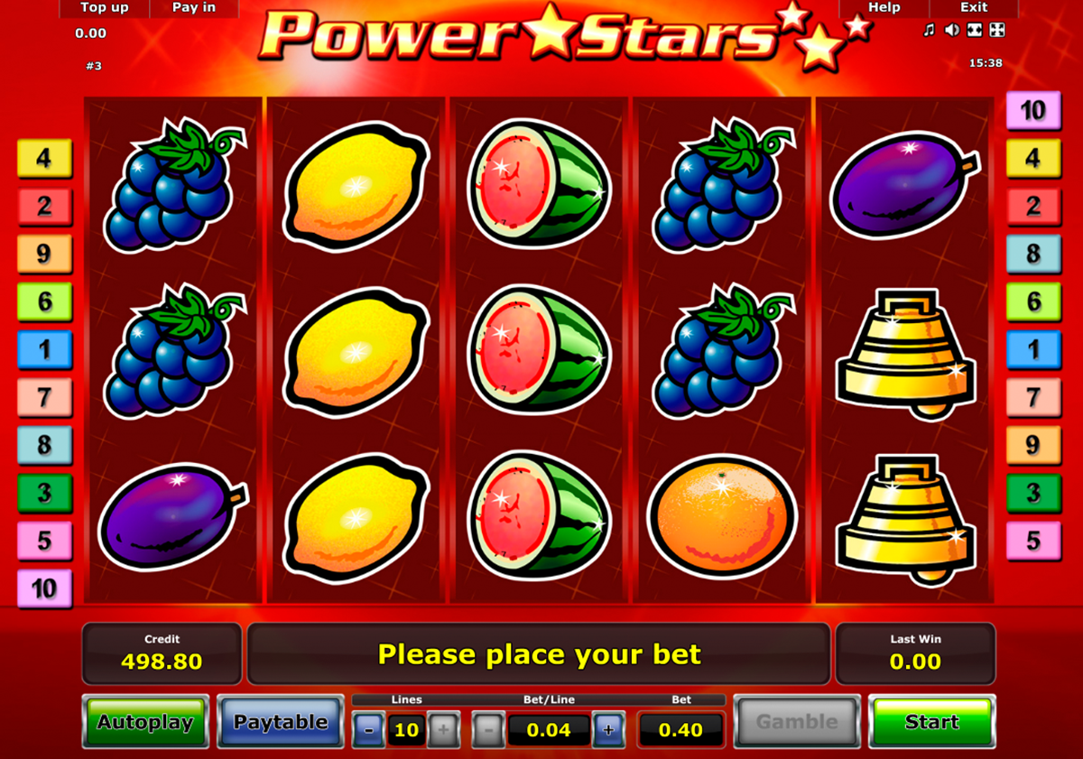 power stars novomatic online slots 