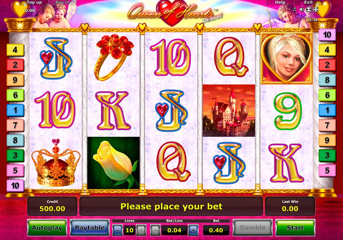 queen of hearts deluxe novomatic online slots 