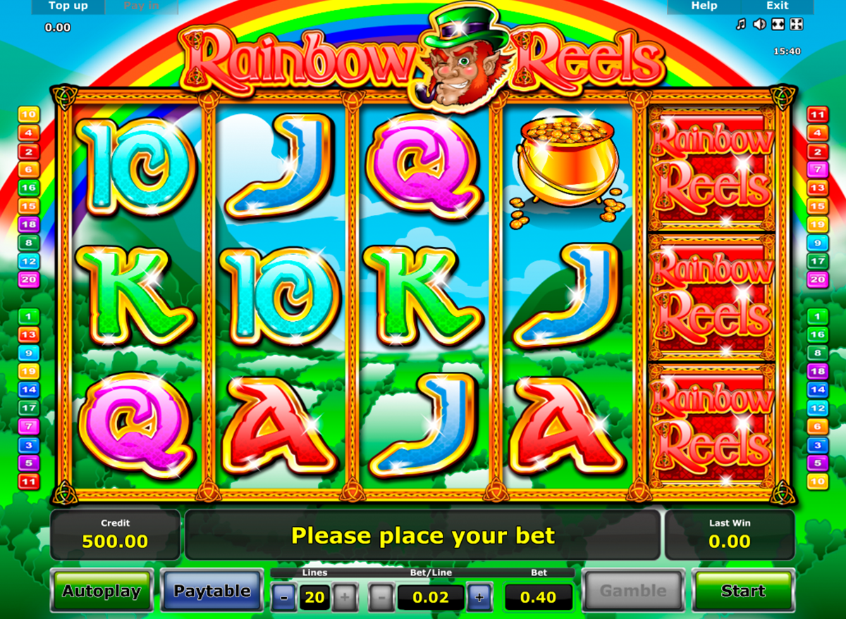 rainbow reels novomatic online slots 