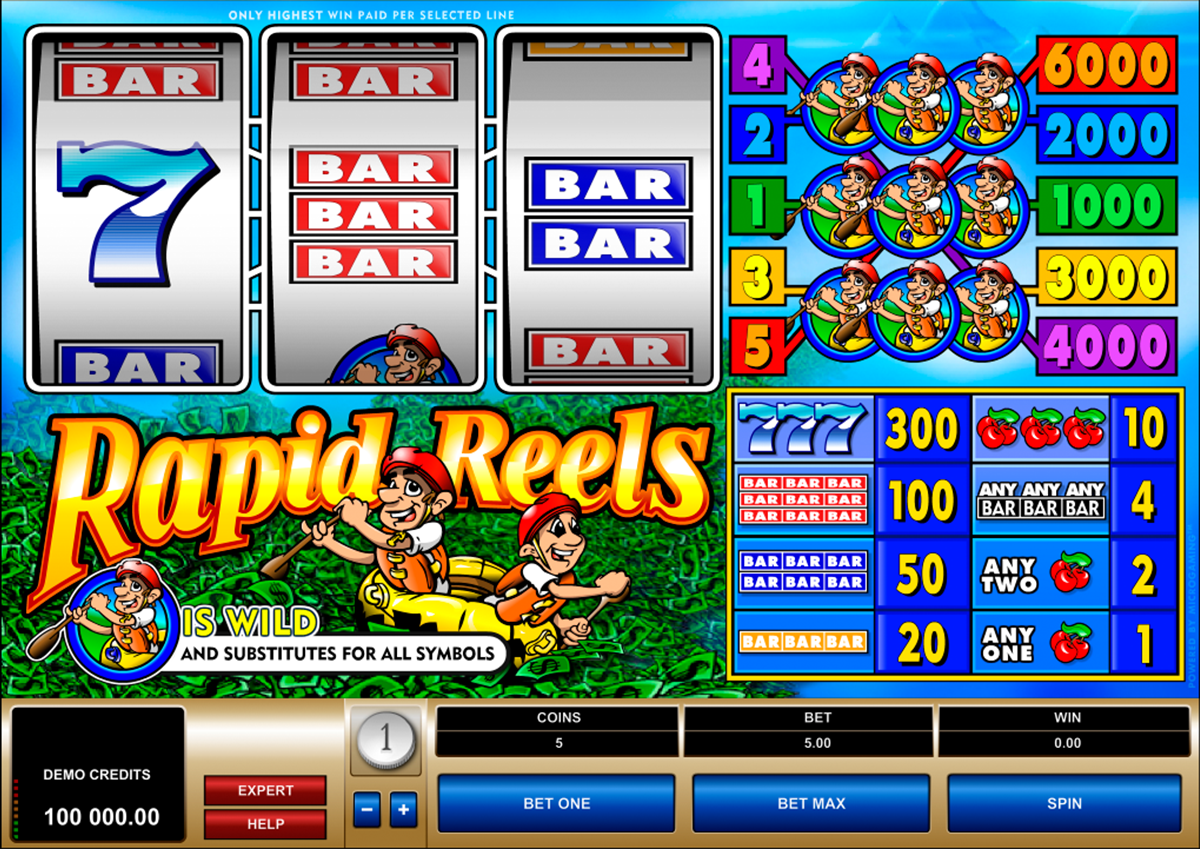 rapid reels microgaming online slots 