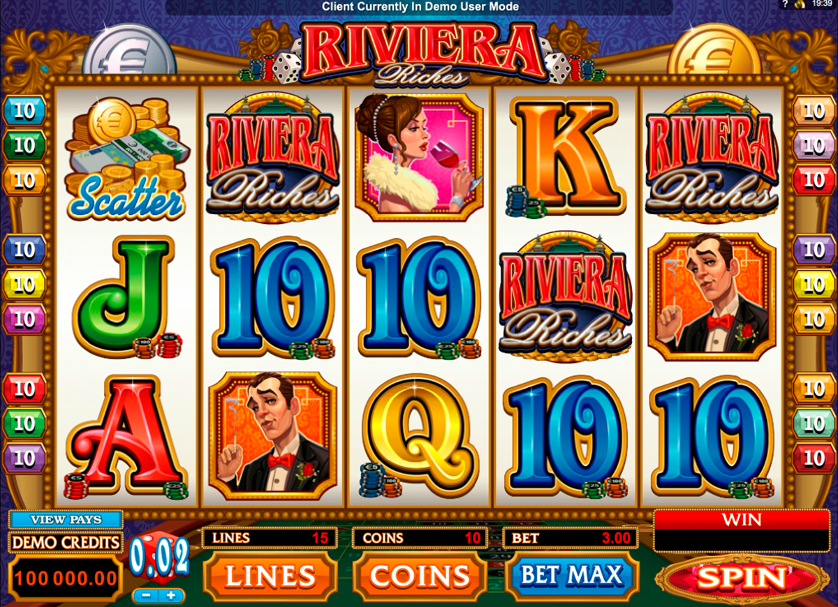 riviera riches microgaming online slots 