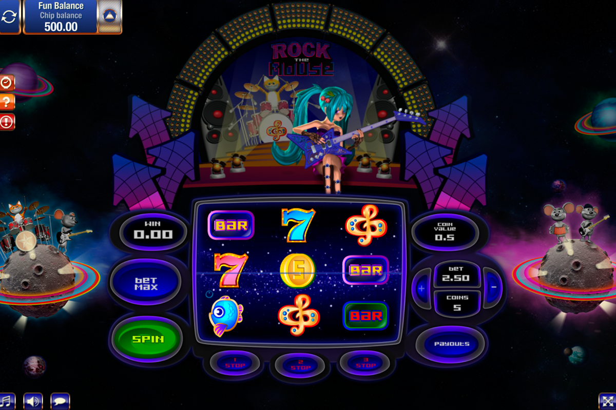 rock the mouse gamesos online slots 
