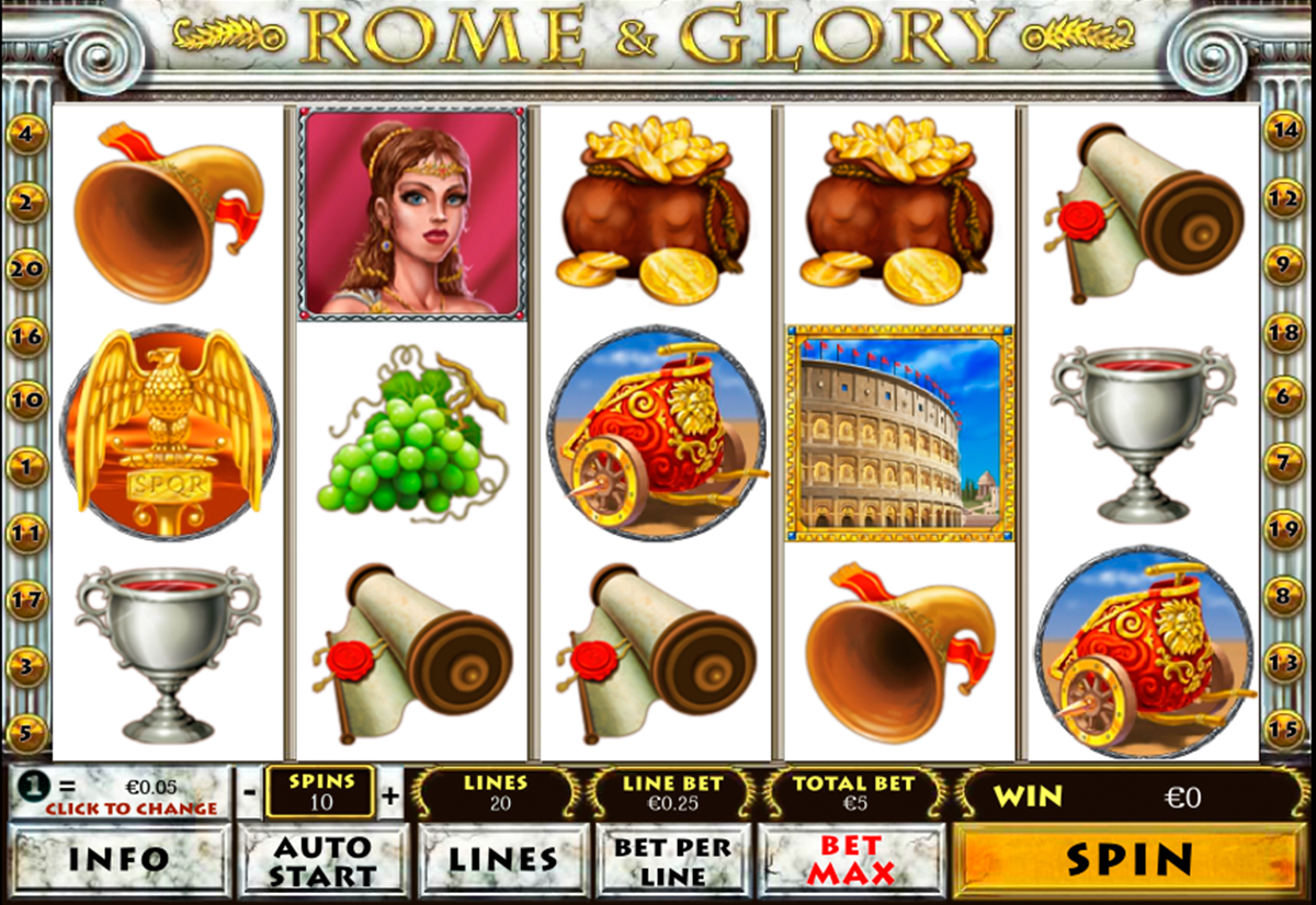 rome and glory playtech online slots 