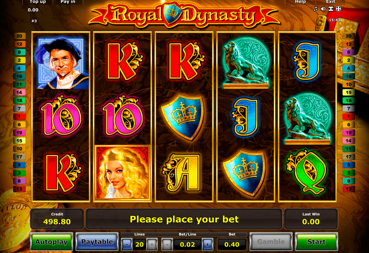 royal dynasty novomatic online slots 
