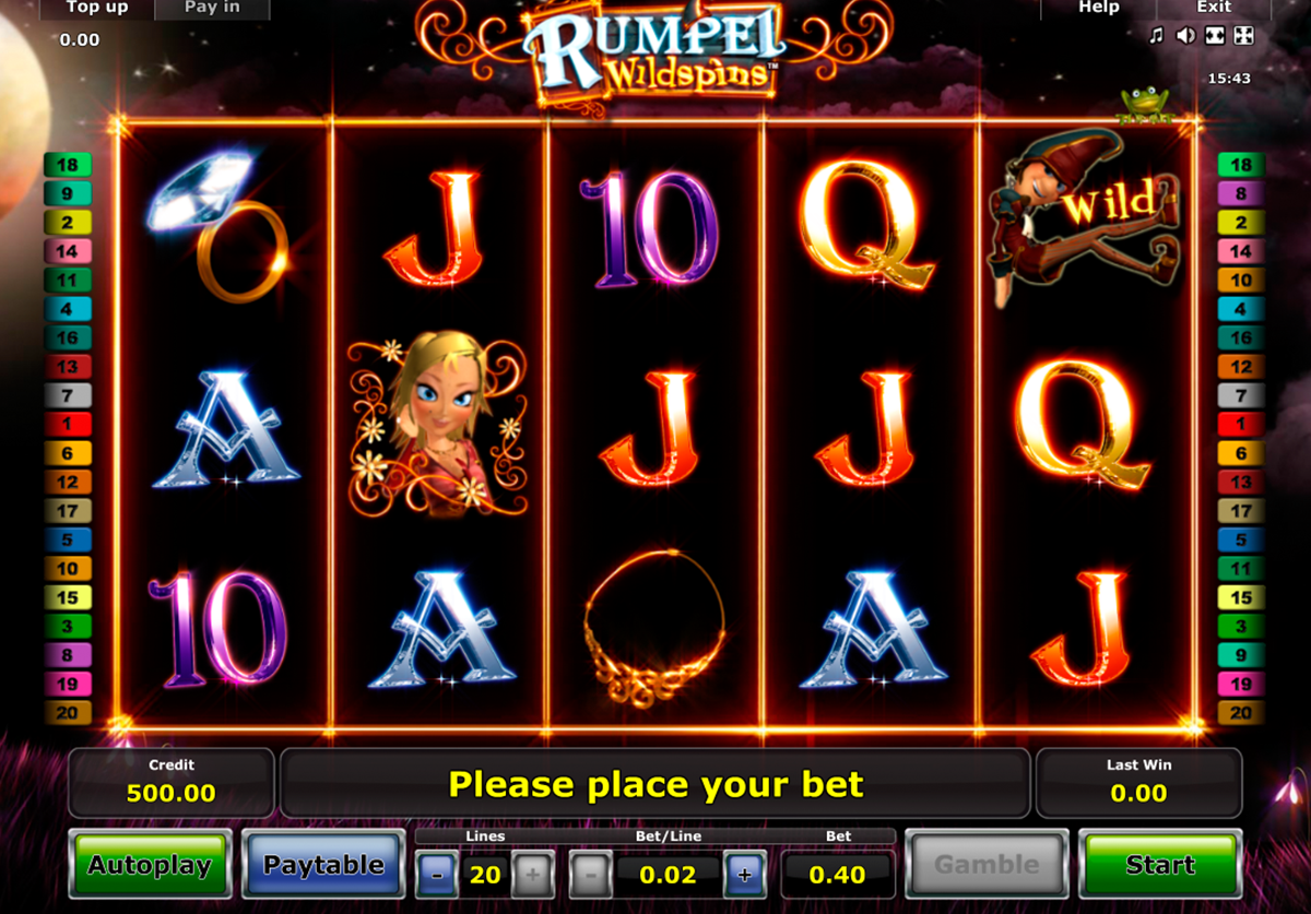 rumpel wildspins novomatic online slots 