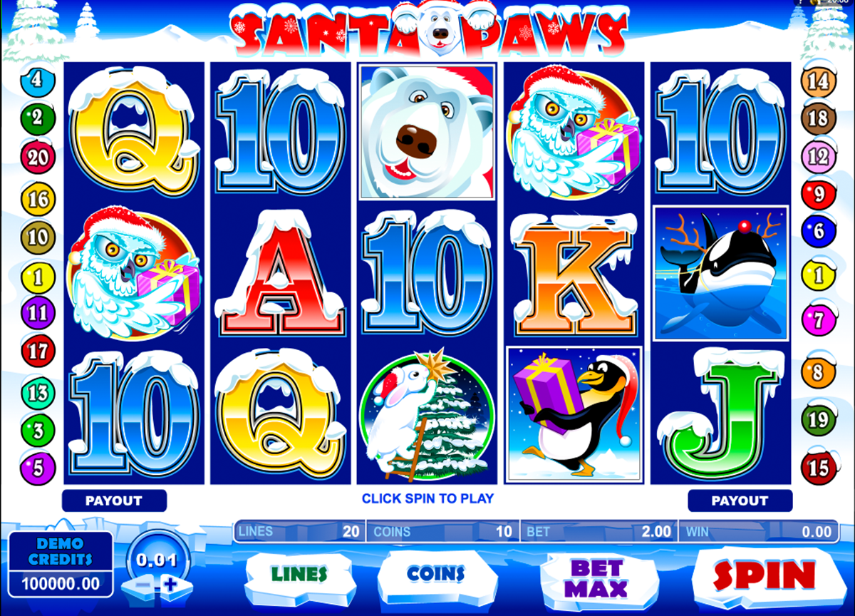 santa paws microgaming online slots 