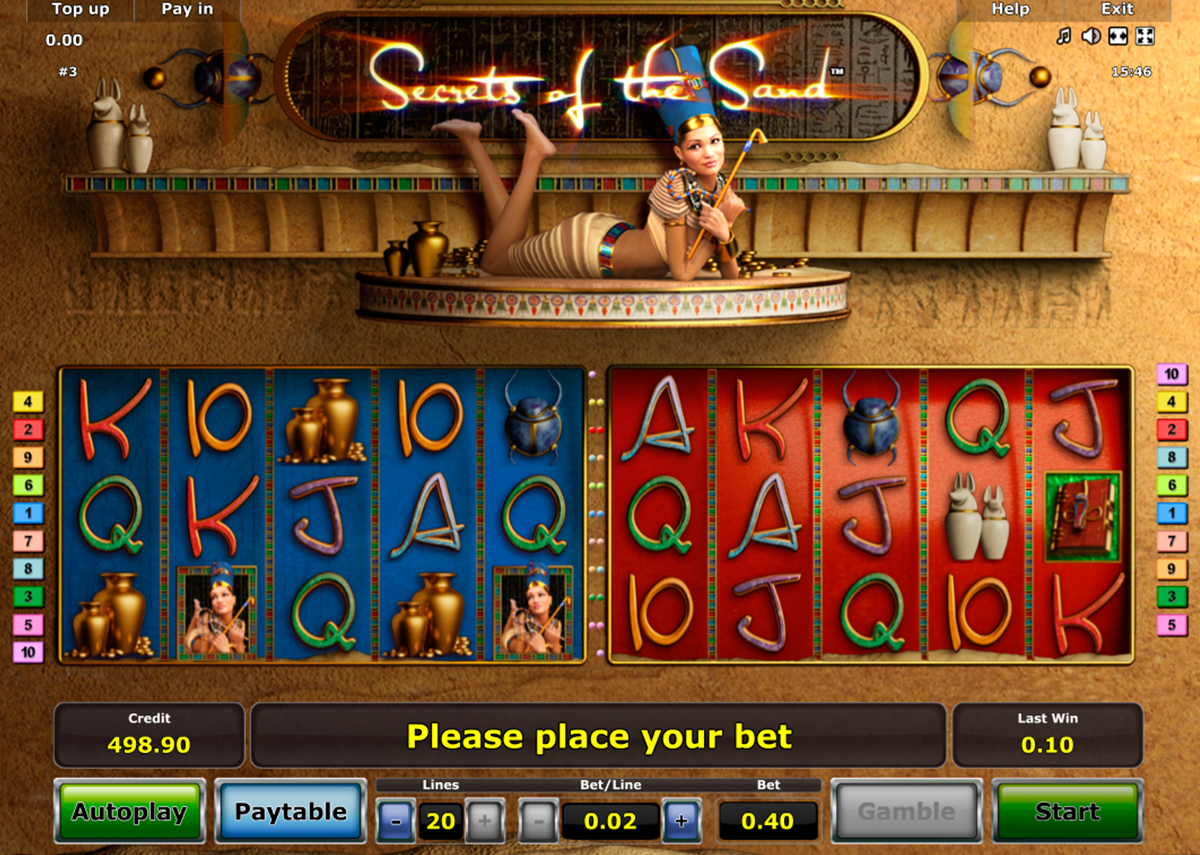 secrets of the sand novomatic online slots 