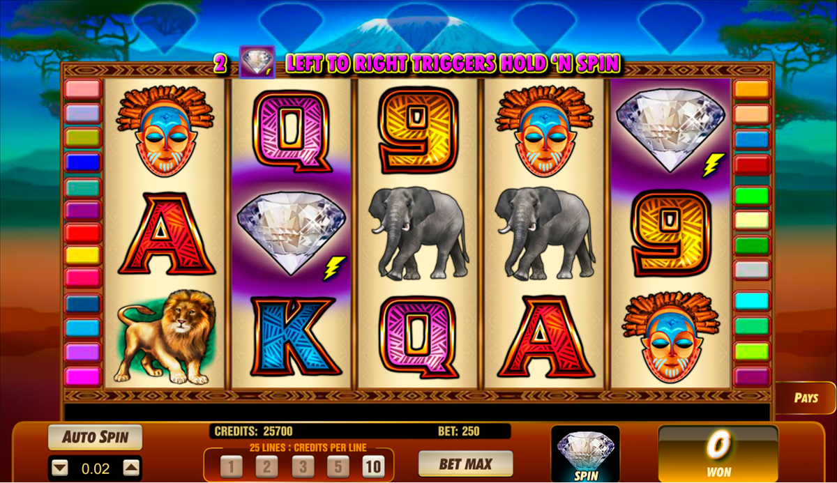 serengeti diamonds amaya online slots 