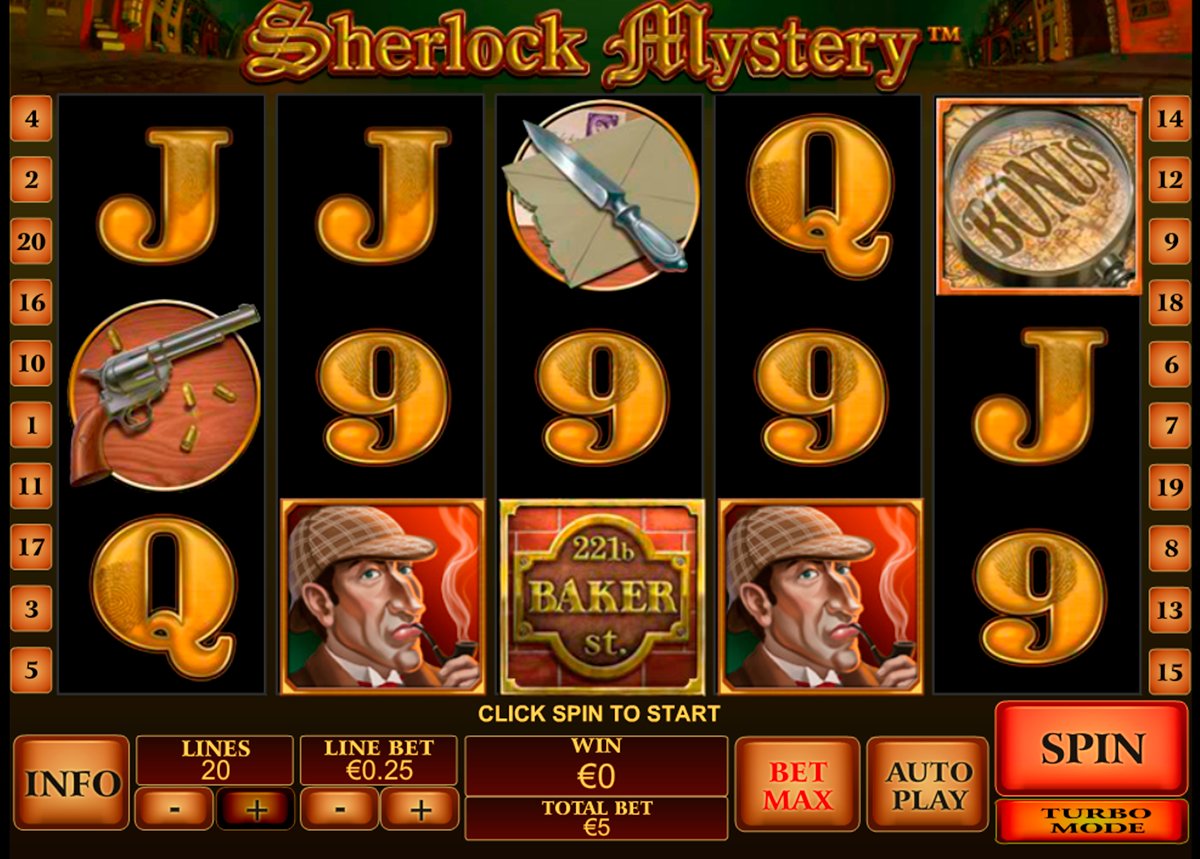 sherlock mystery playtech online slots 