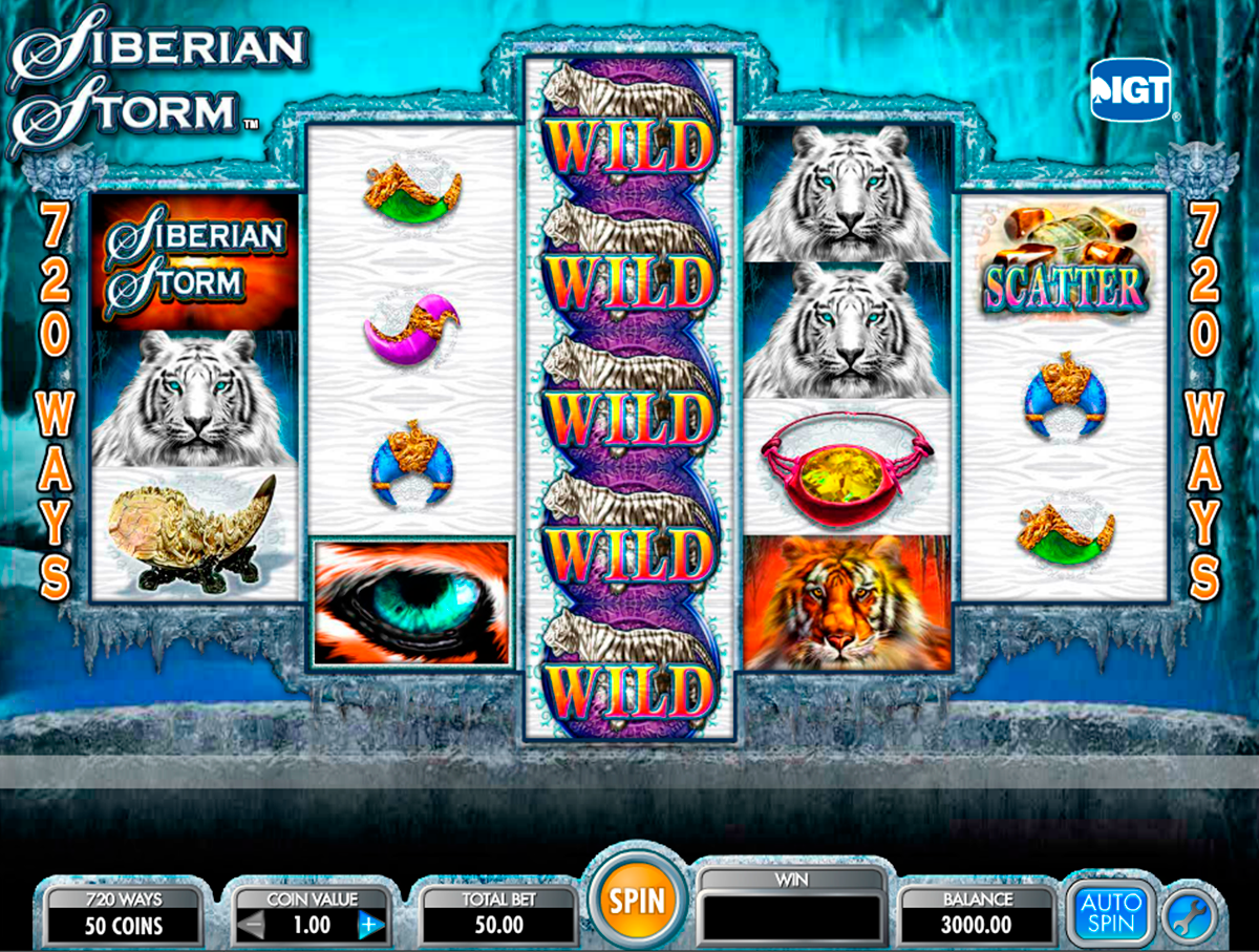 siberian storm igt online slots 