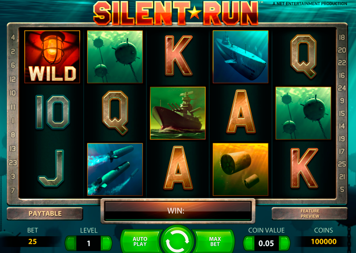silent run netent online slots 
