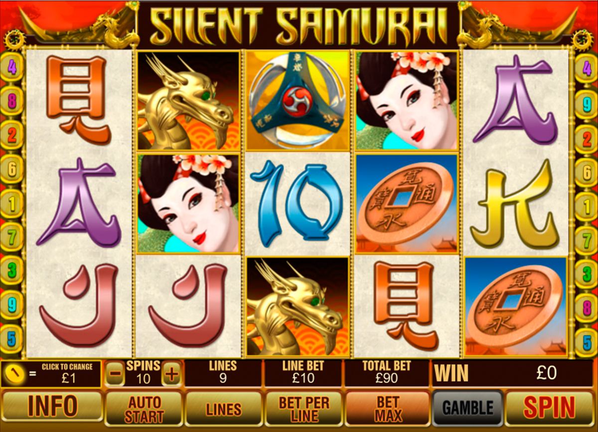 silent samurai playtech online slots 