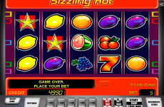 sizzling hot novomatic online slots 