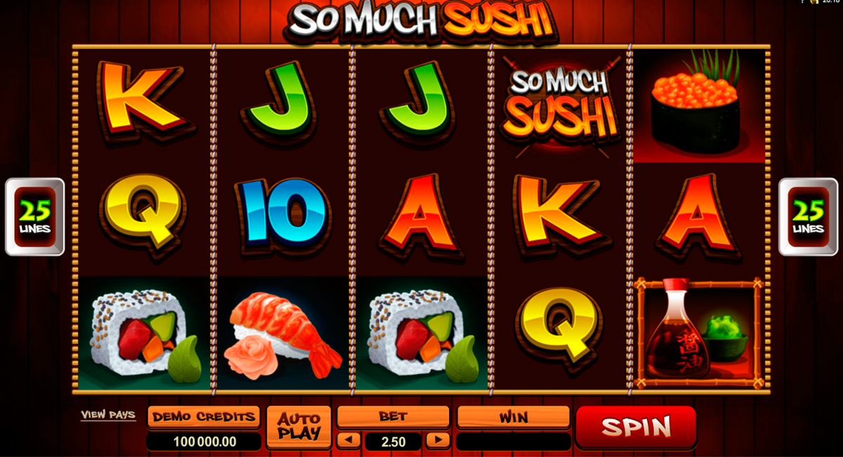 so much sushi microgaming online slots 