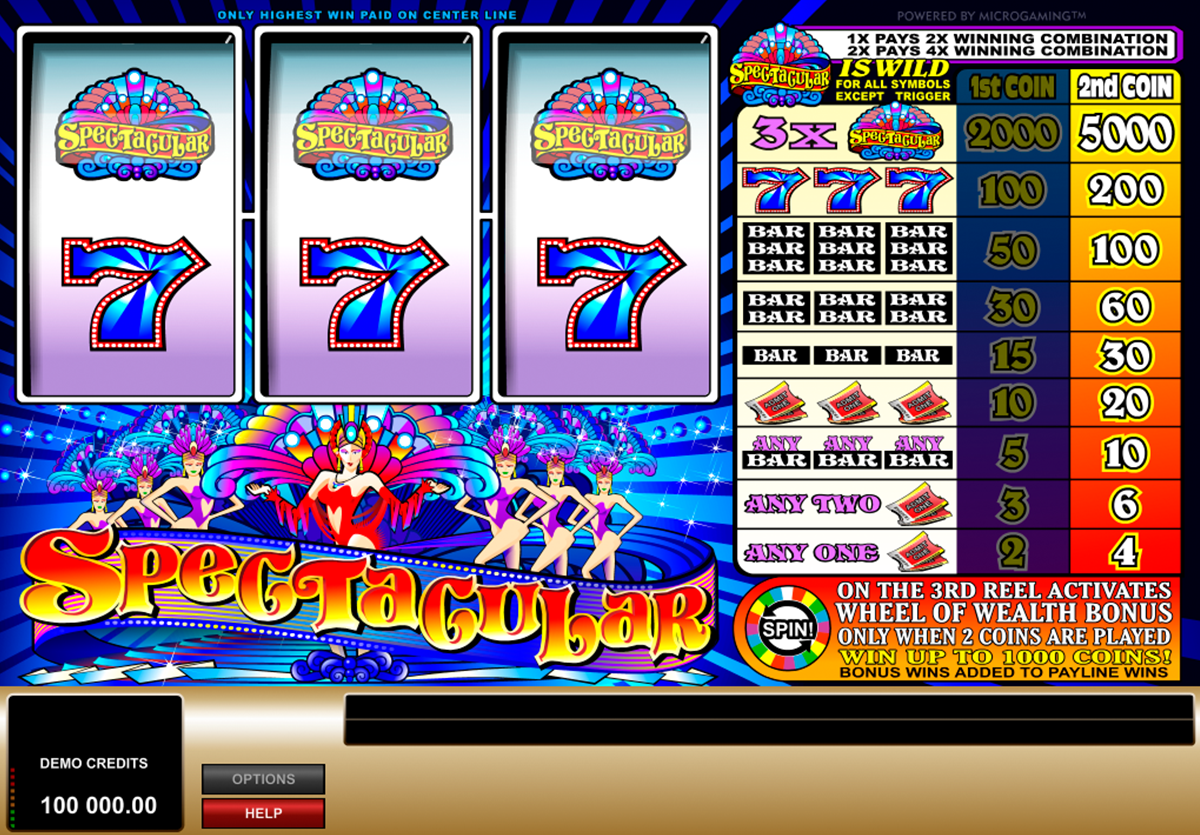 spectacular microgaming online slots 