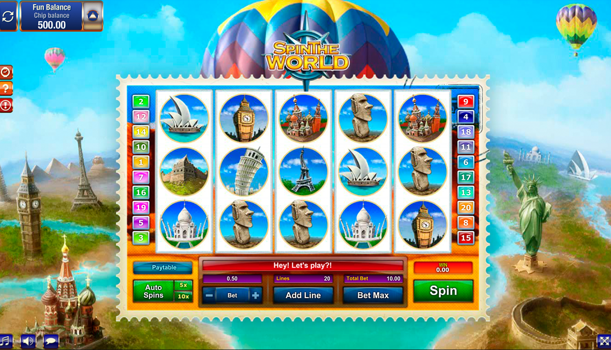 spin the world gamesos online slots 