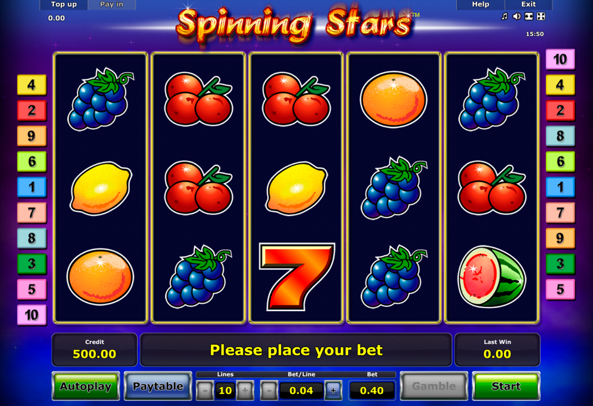 spinning stars novomatic online slots 