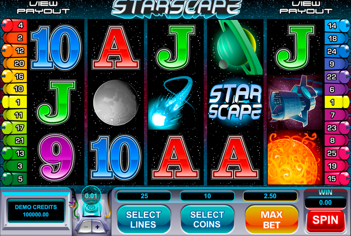 starscape microgaming online slots 