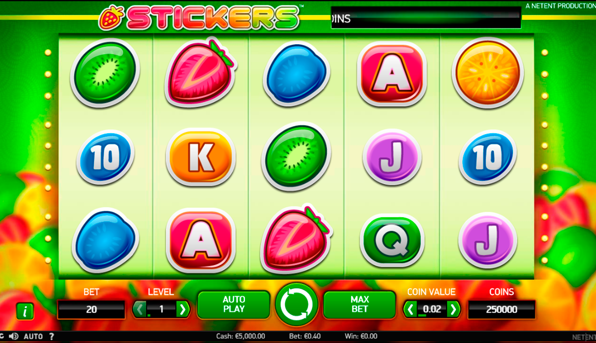 stickers netent online slots 