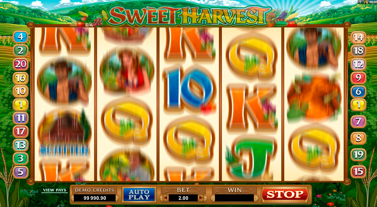 sweet harvest microgaming online slots 