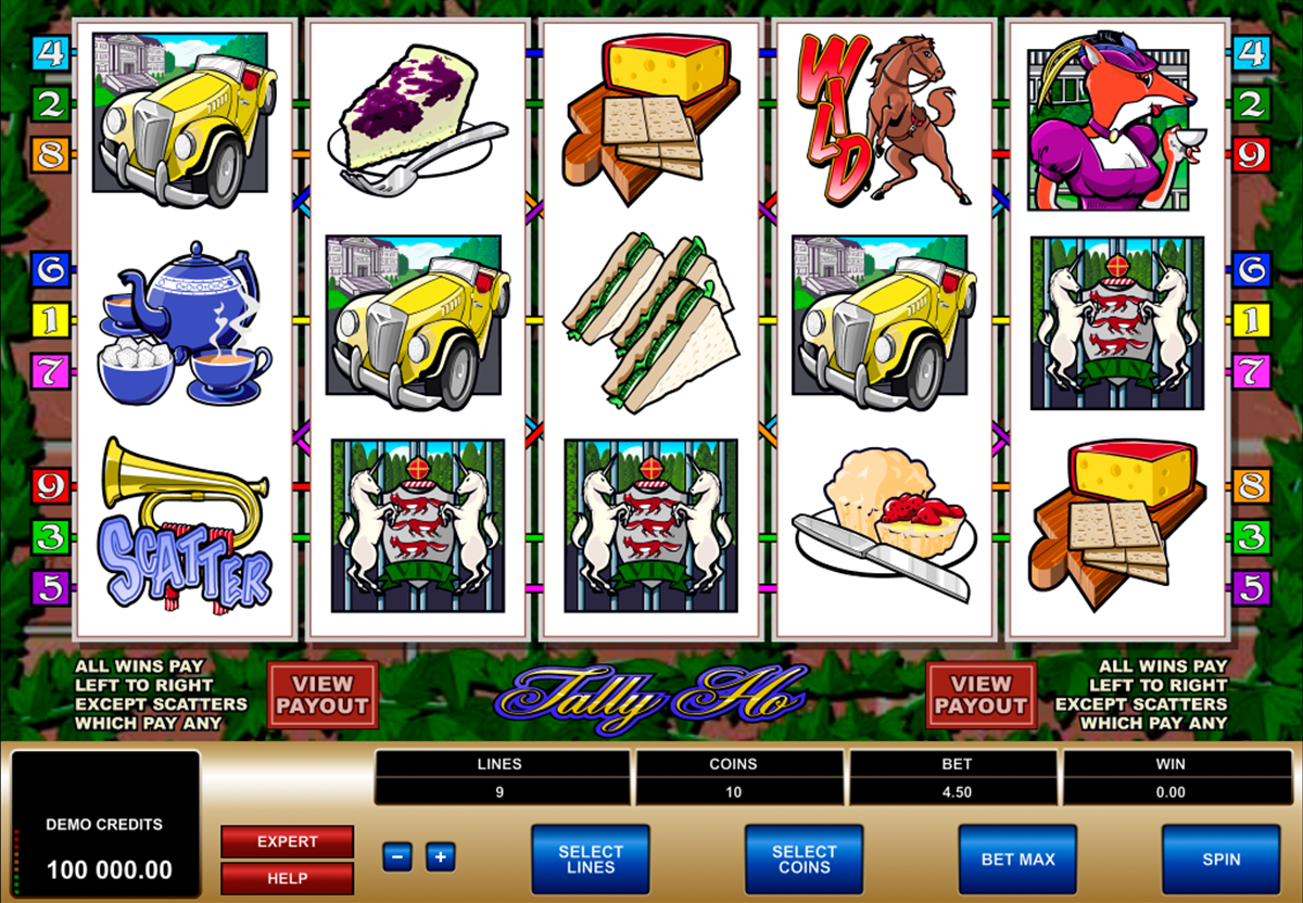 tally ho microgaming online slots 