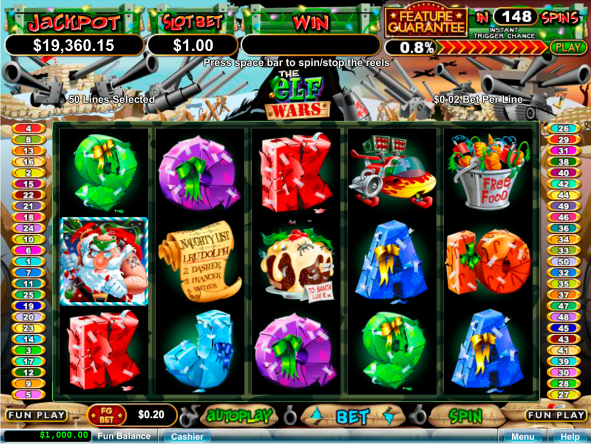 the elf wars rtg online slots 