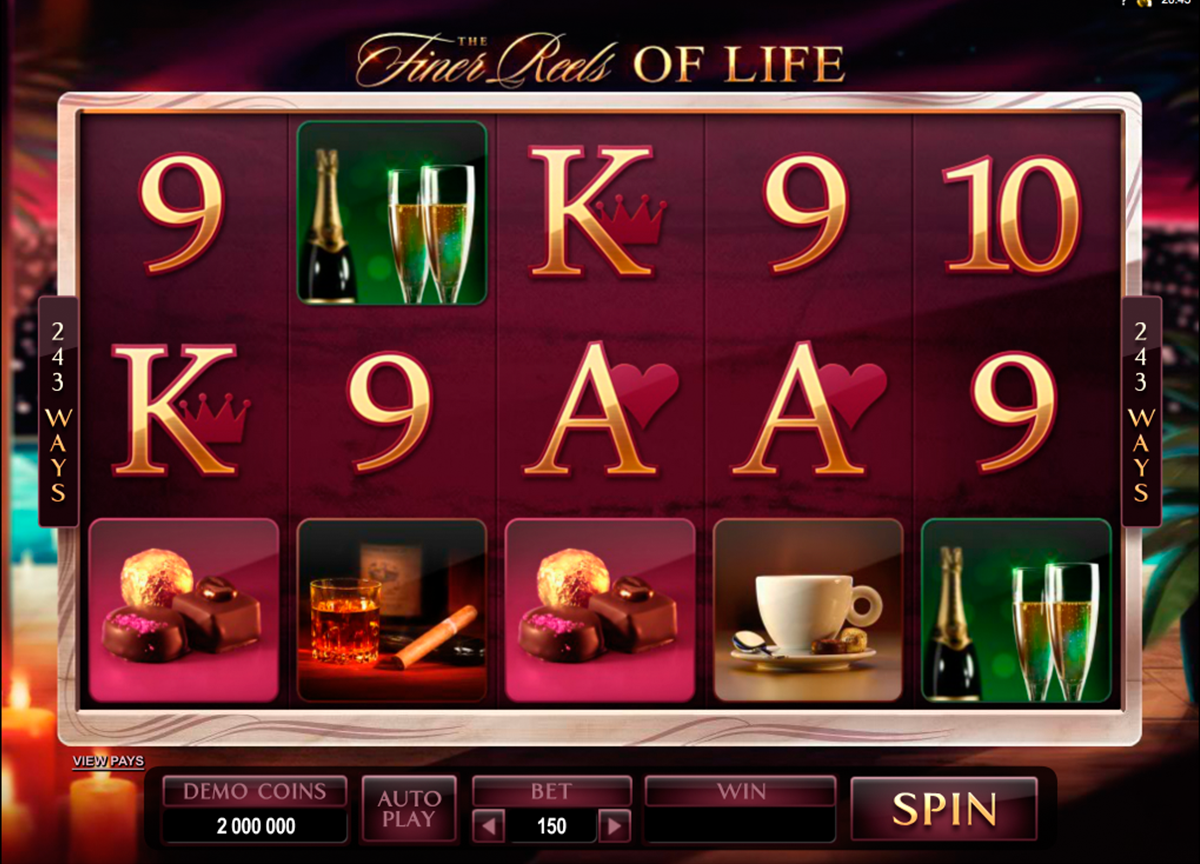 the finer reels of life microgaming online slots 