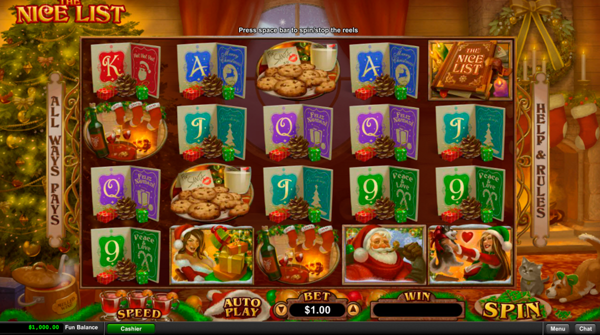 the nice list rtg online slots 