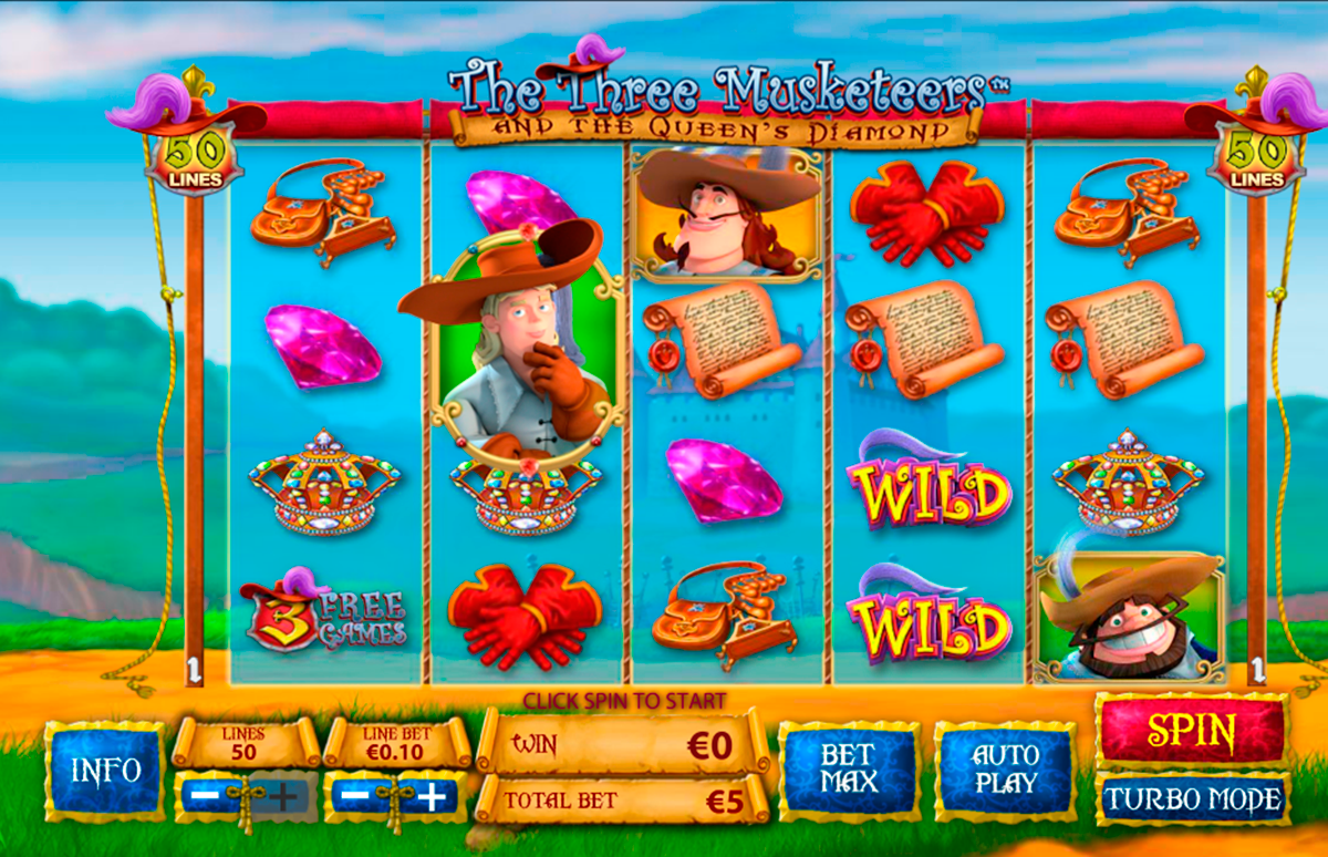 the three musketeers playtech online slots 