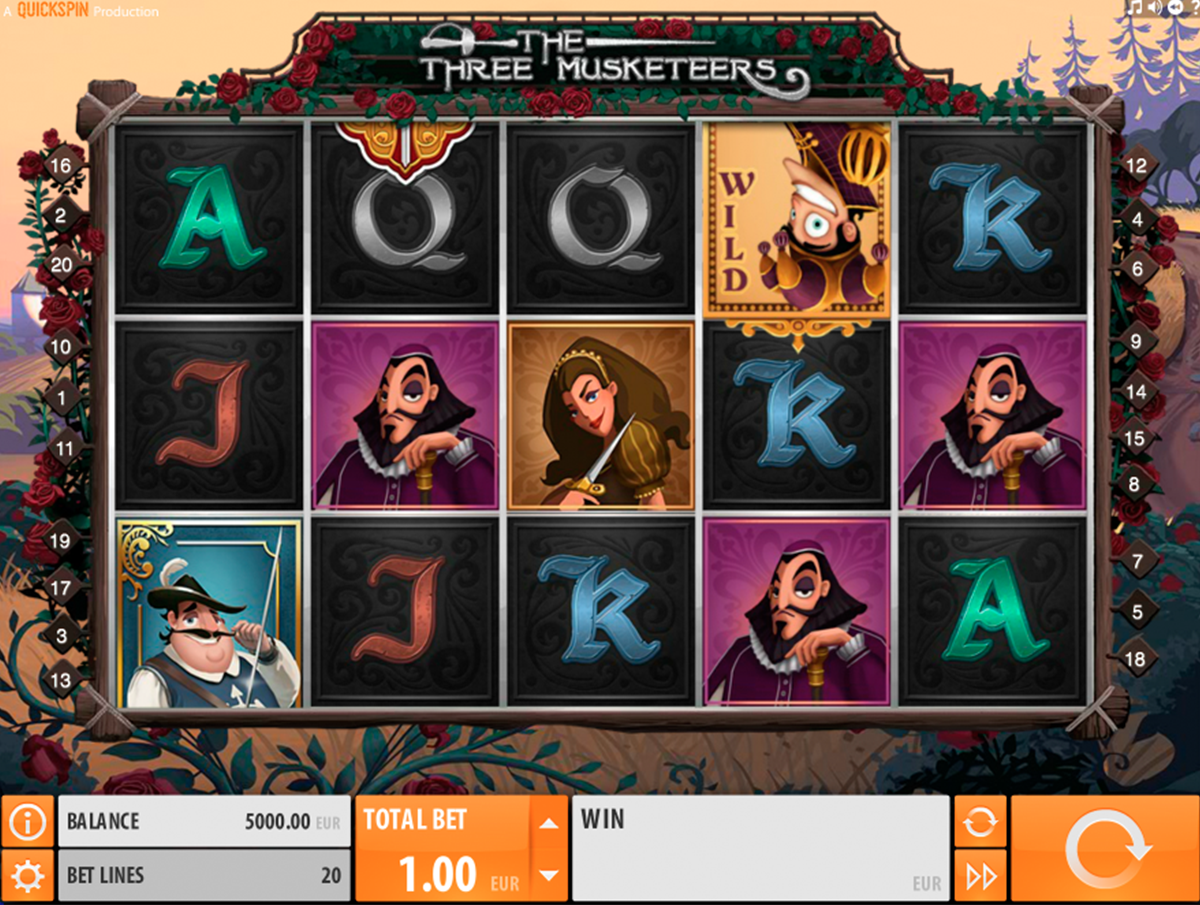the three musketeers quickspin online slots 