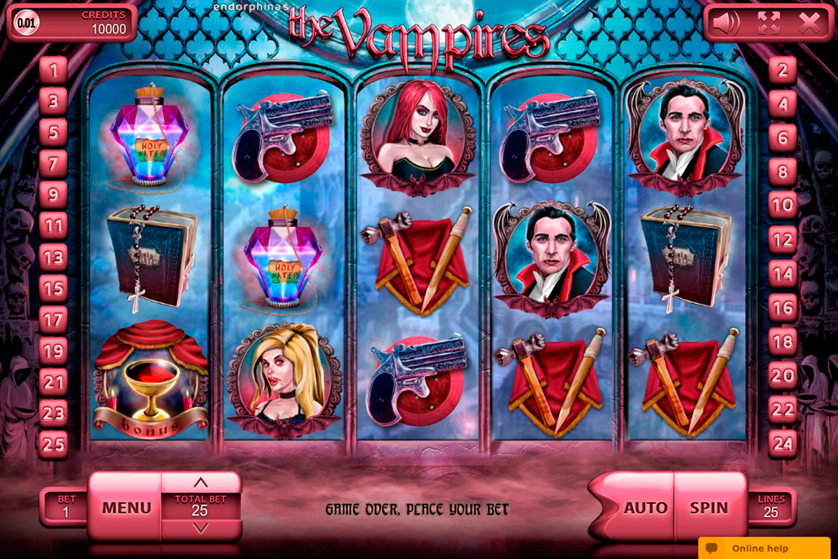 the vampires endorphina online slots 