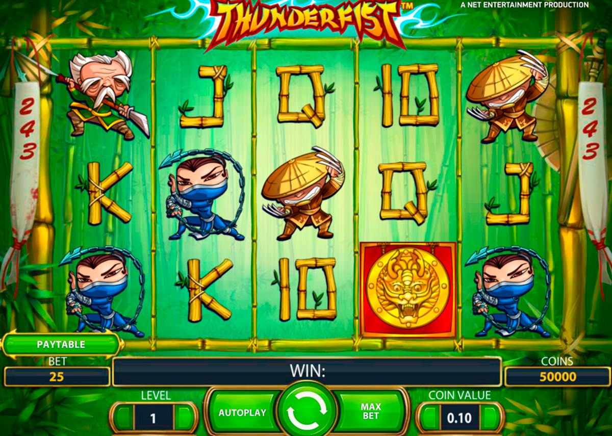 thunderfist netent online slots 