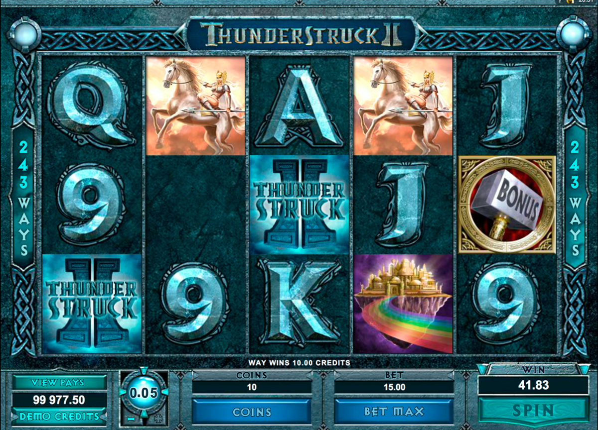 thunderstruck ii microgaming online slots 