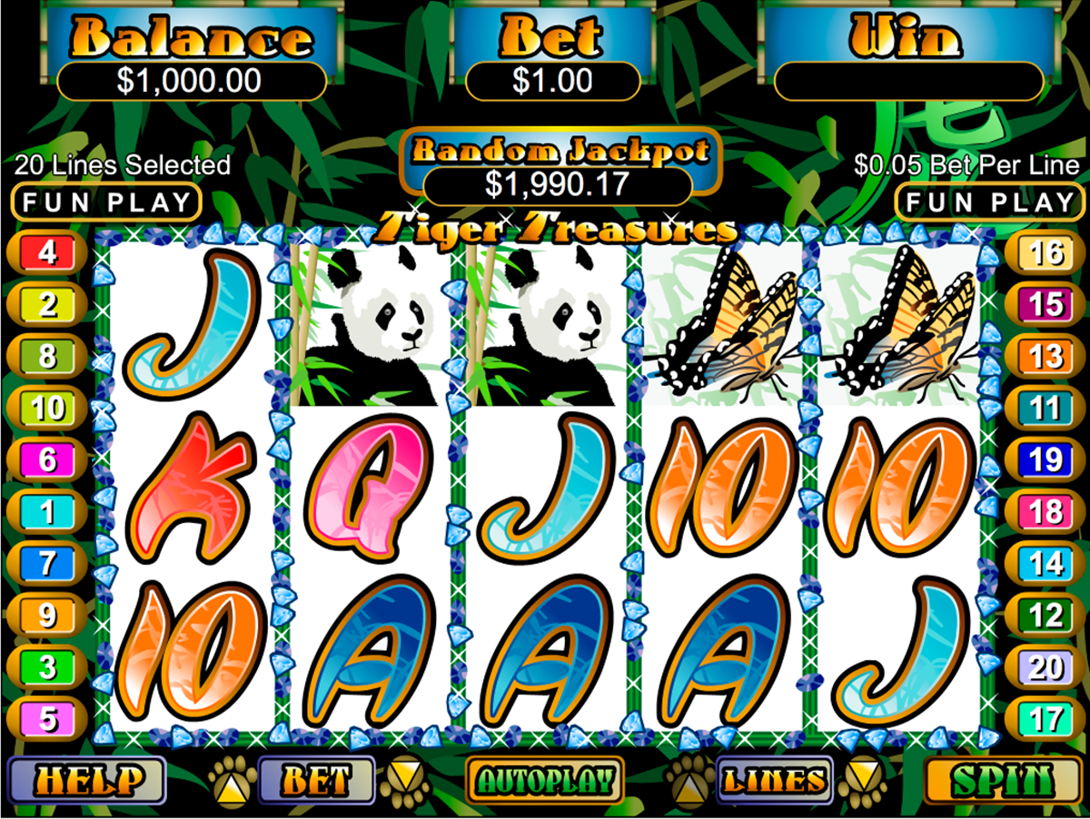 tiger treasures rtg online slots 