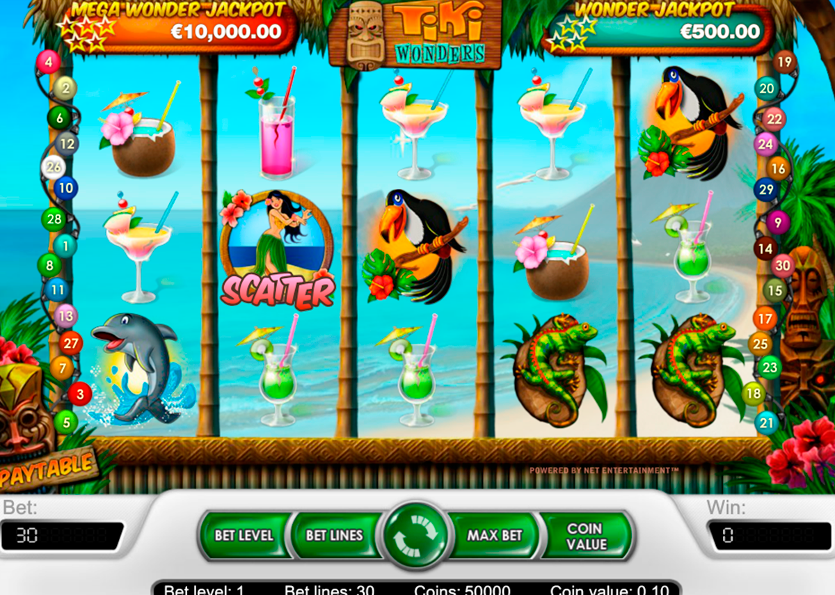 tiki wonders netent online slots 