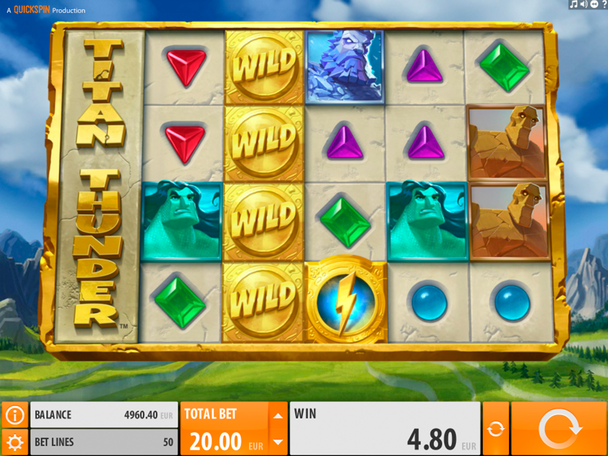 titan thunder quickspin online slots 