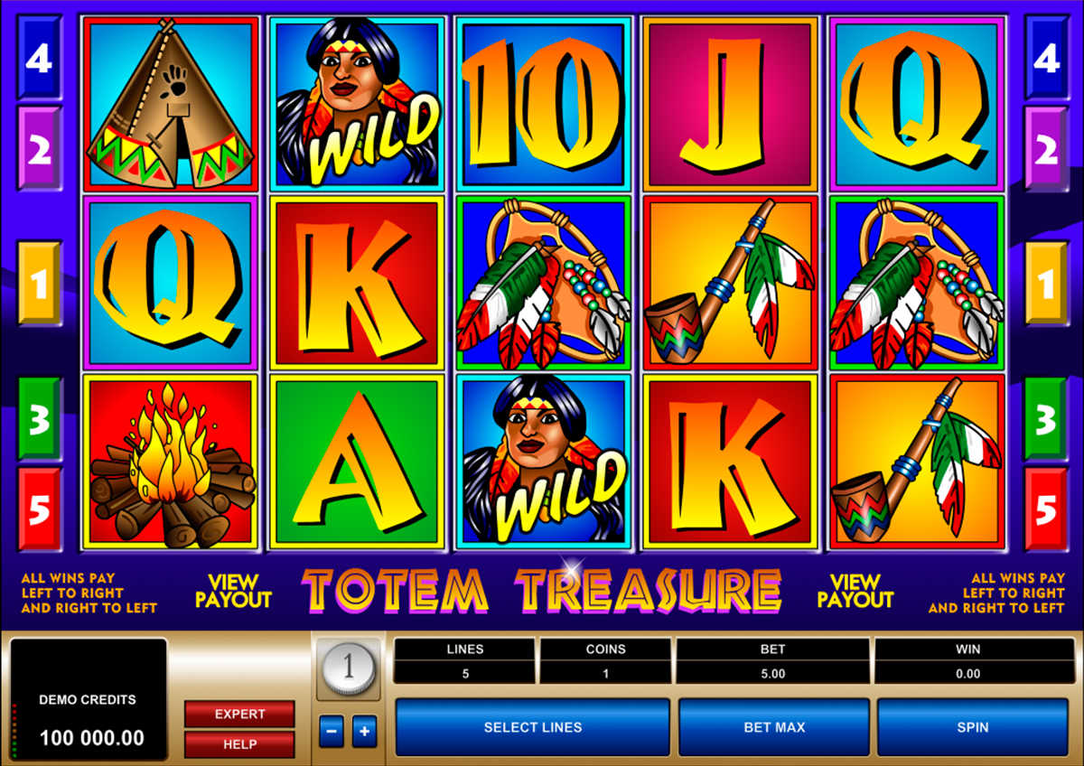 totem treasure microgaming online slots 