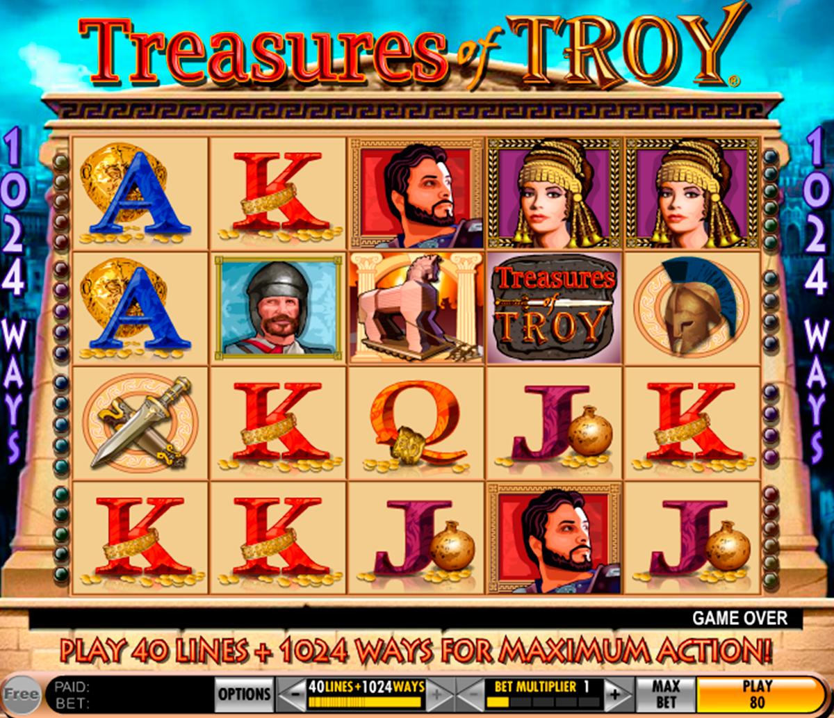 treasures of troy igt online slots 