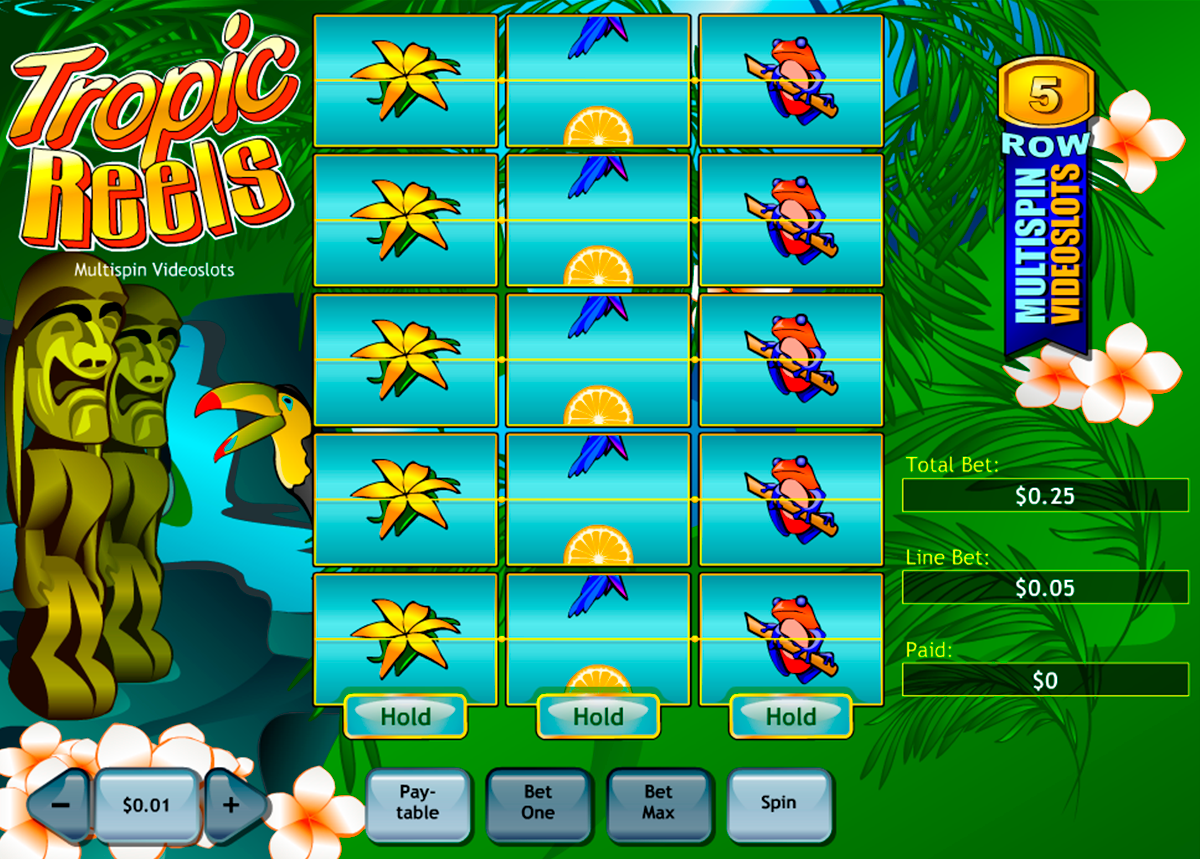 tropic reels playtech online slots 