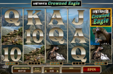 untamed crowned eagle microgaming online slots 