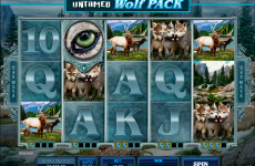 untamed wolf pack microgaming online slots 