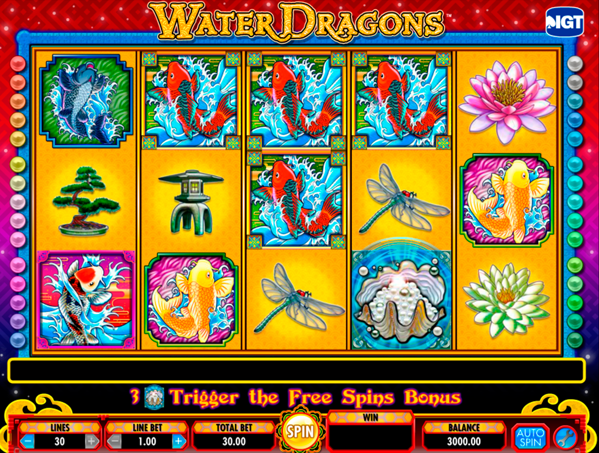 water dragons igt online slots 