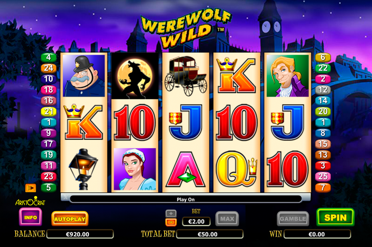 werewolf wild aristocrat online slots 