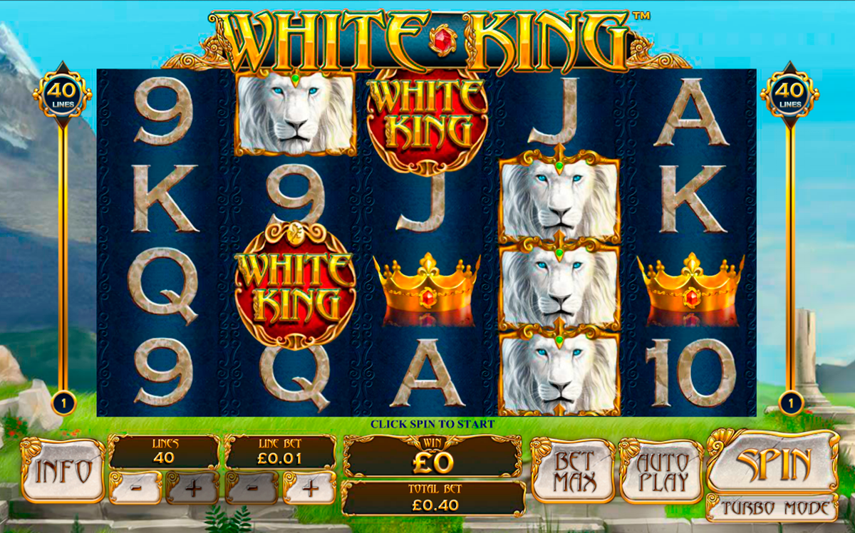 white king playtech online slots 