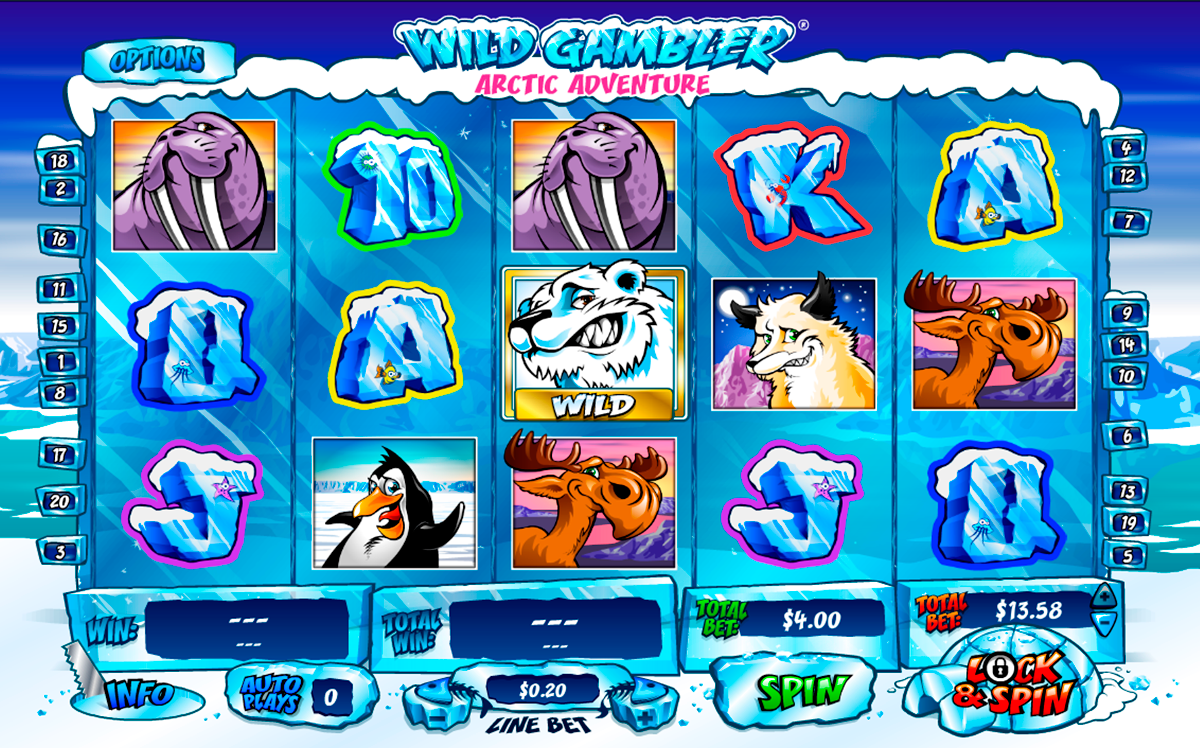 wild gambler arctic adventure playtech online slots 