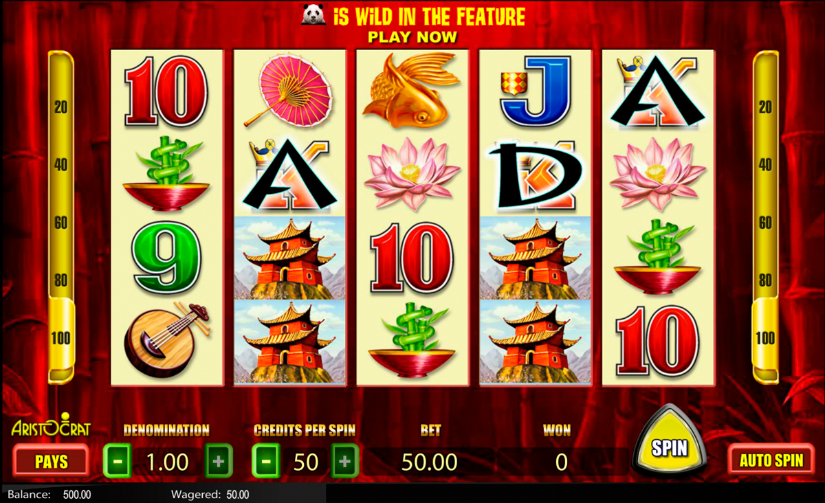 wild panda aristocrat online slots 