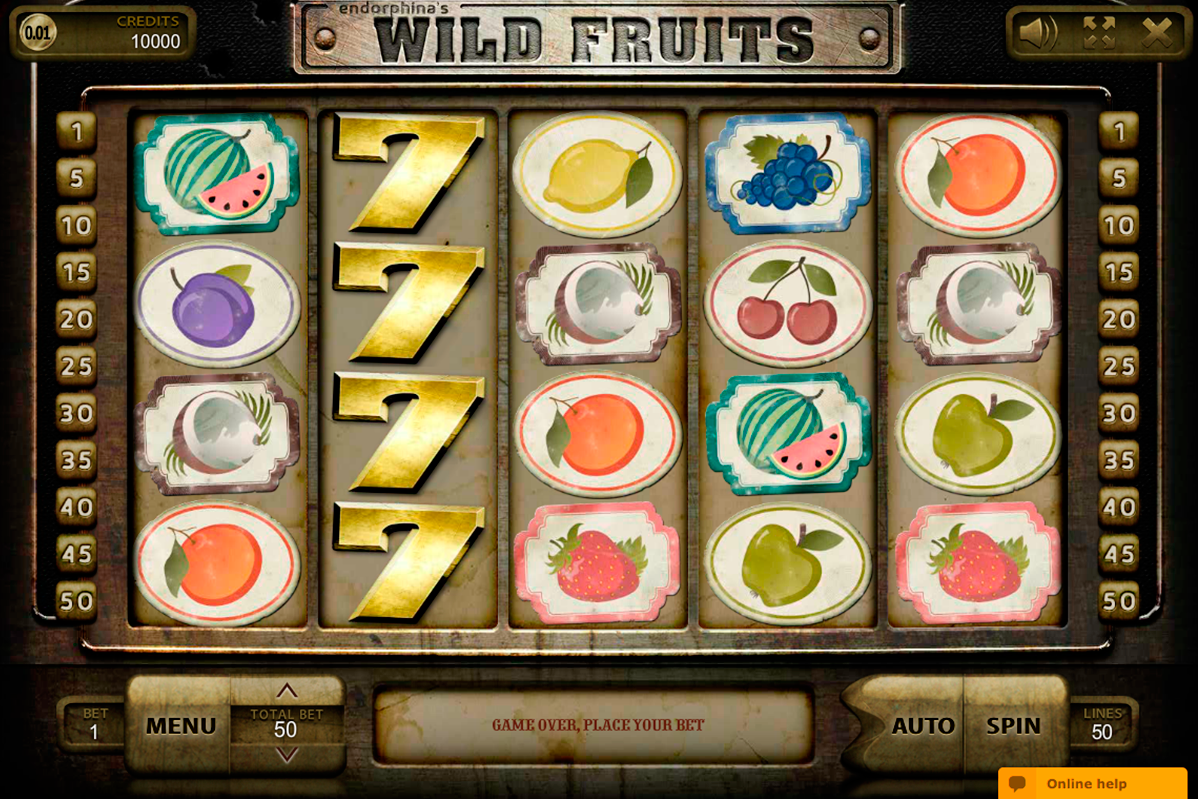 wildfruits endorphina online slots 