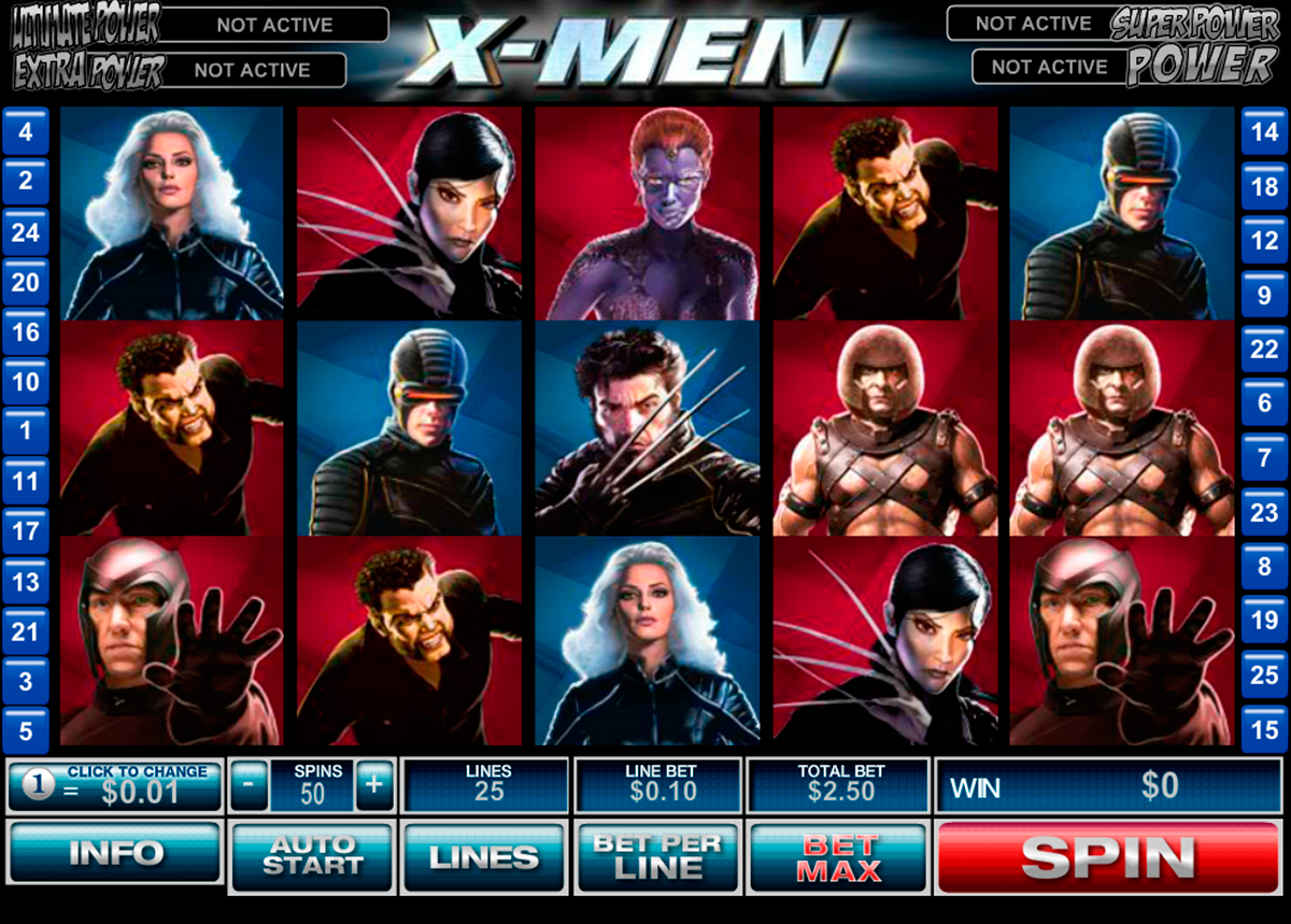 xmen playtech online slots 