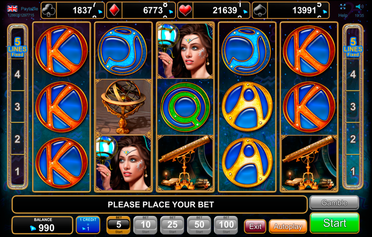 zodiac wheel egt online slots 